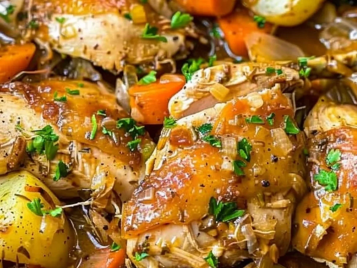 Hearty Crockpot Chicken Pot Roast: Simple Comfort Meal - Image 1
