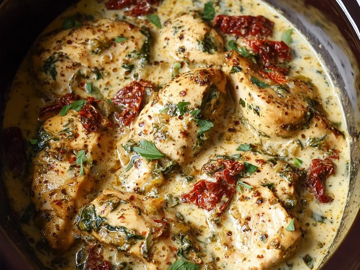 High Protein Low Carb Crockpot Marry Me Chicken - Image 2