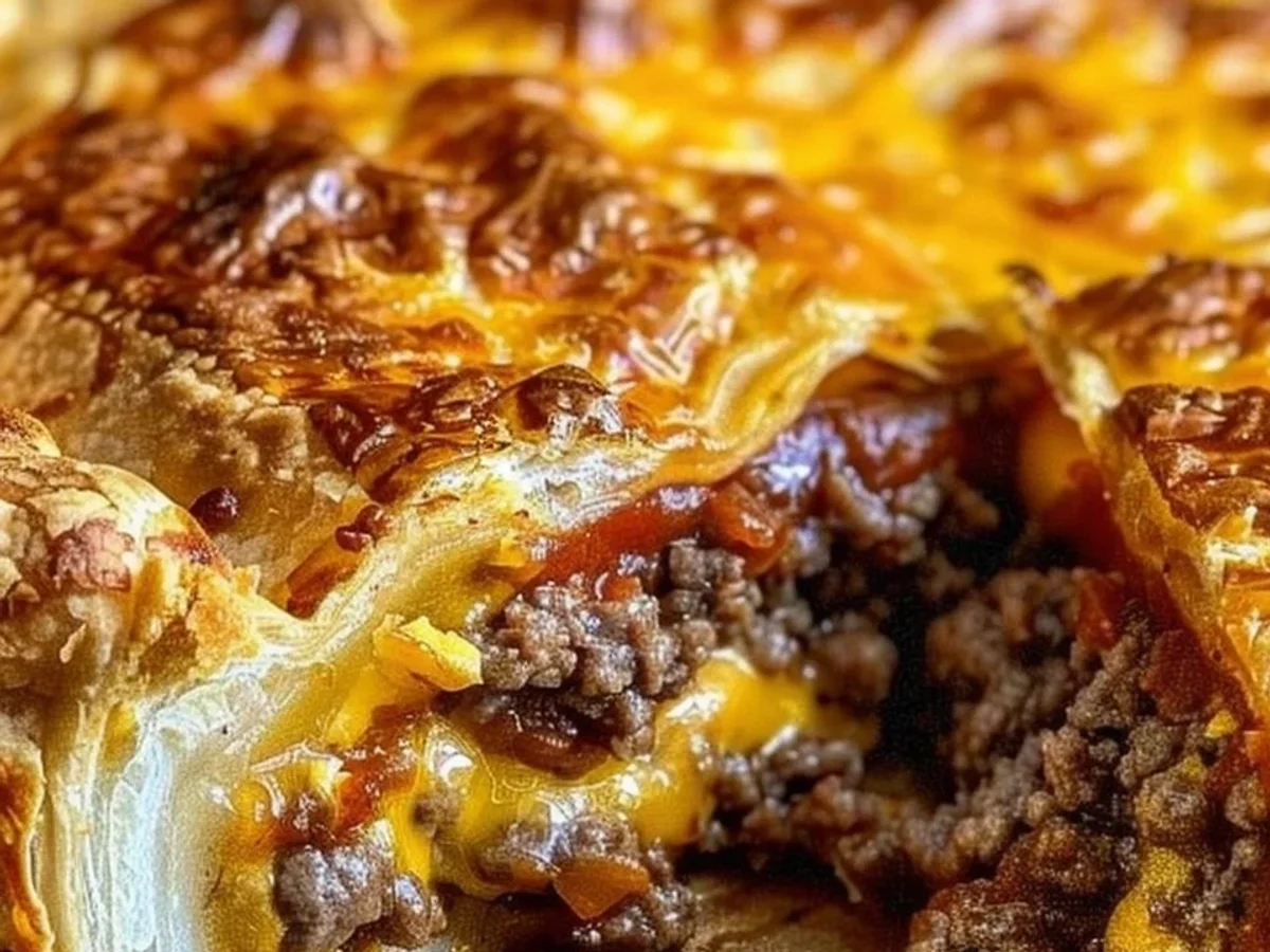 Homemade Cheeseburger Pie: Skillet Comfort Dinner - Image 2