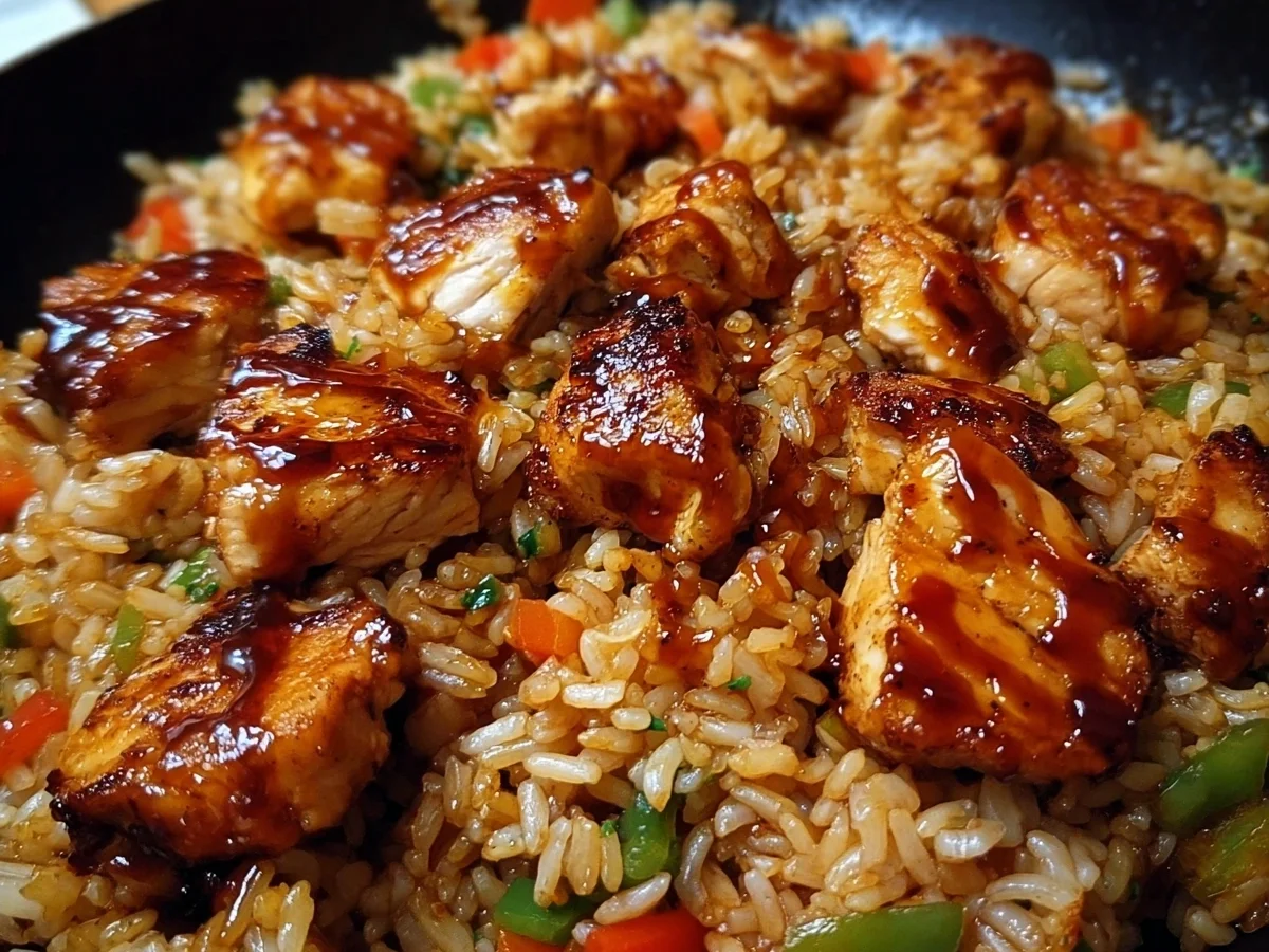 Honey BBQ Chicken Rice: Easy One-Pan Meal - Image 2