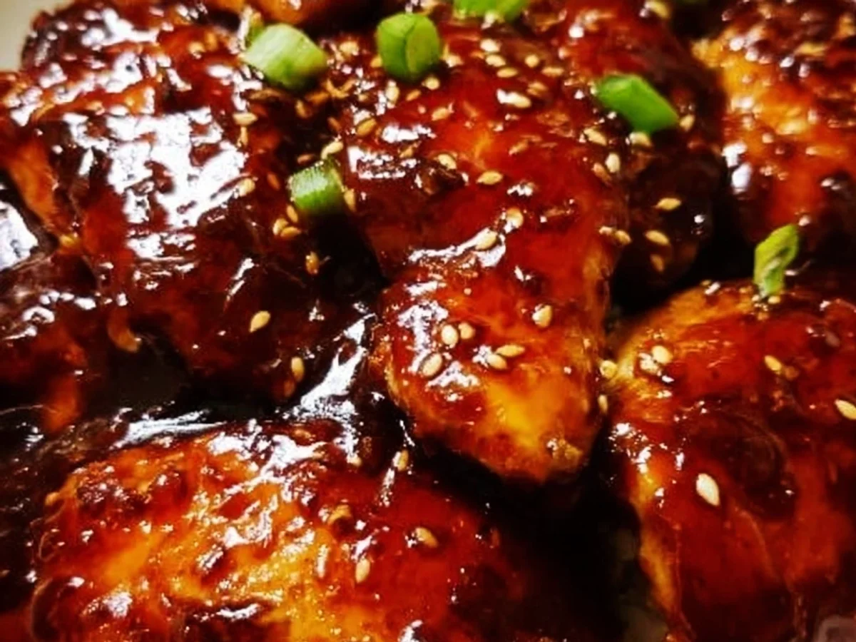 Honey Garlic Slow Cooker Chicken Thighs - Image 1