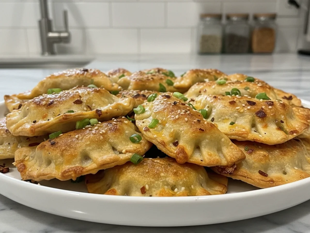 One Pan Baked Dumplings: Ginger-Soy Sheet Pan Meal - Image 1