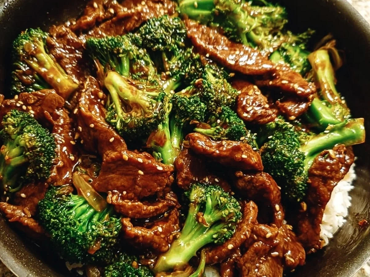 One-Pan Chinese Beef & Broccoli Takeout Style - Image 1