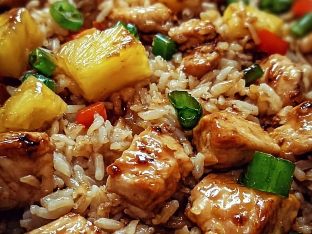 Quick Pineapple Chicken and Rice Dinner - Image 2