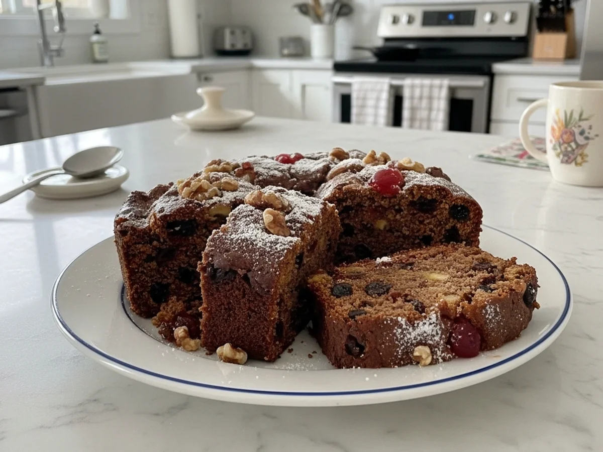 Rich Moist Fruitcake for Festive Tables - Image 1