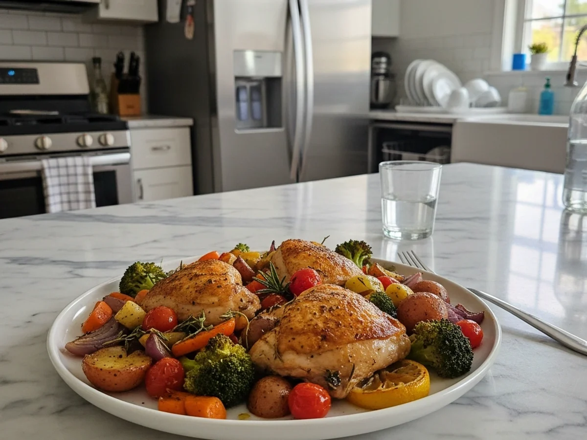 Rustic One-Pan Roasted Chicken & Veggies - Image 1
