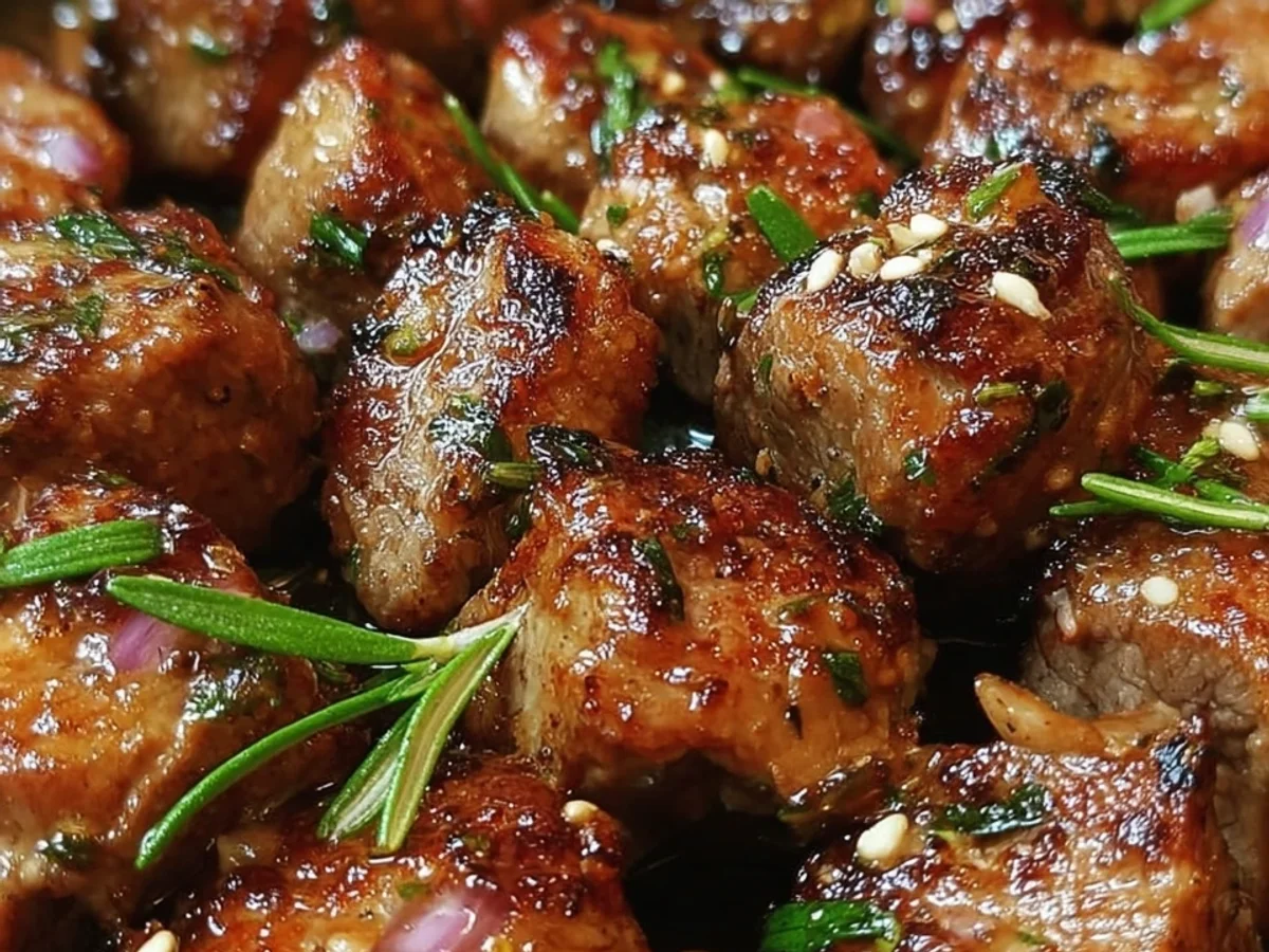 Savory Garlic Lamb Bites: Easy Dinner Flavor Explosion - Image 1