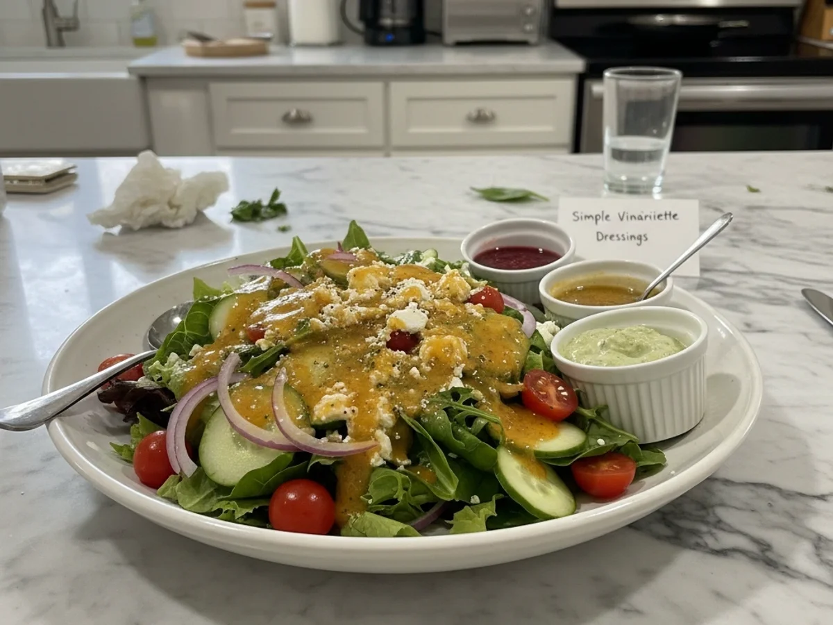 Simple Vinaigrette Dressings: Zesty Homemade Goodness - Image 1
