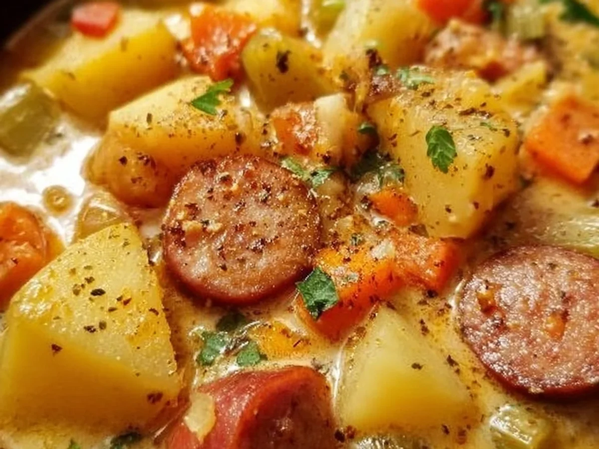 Slow Cooker Cajun Potato Soup - Image 1