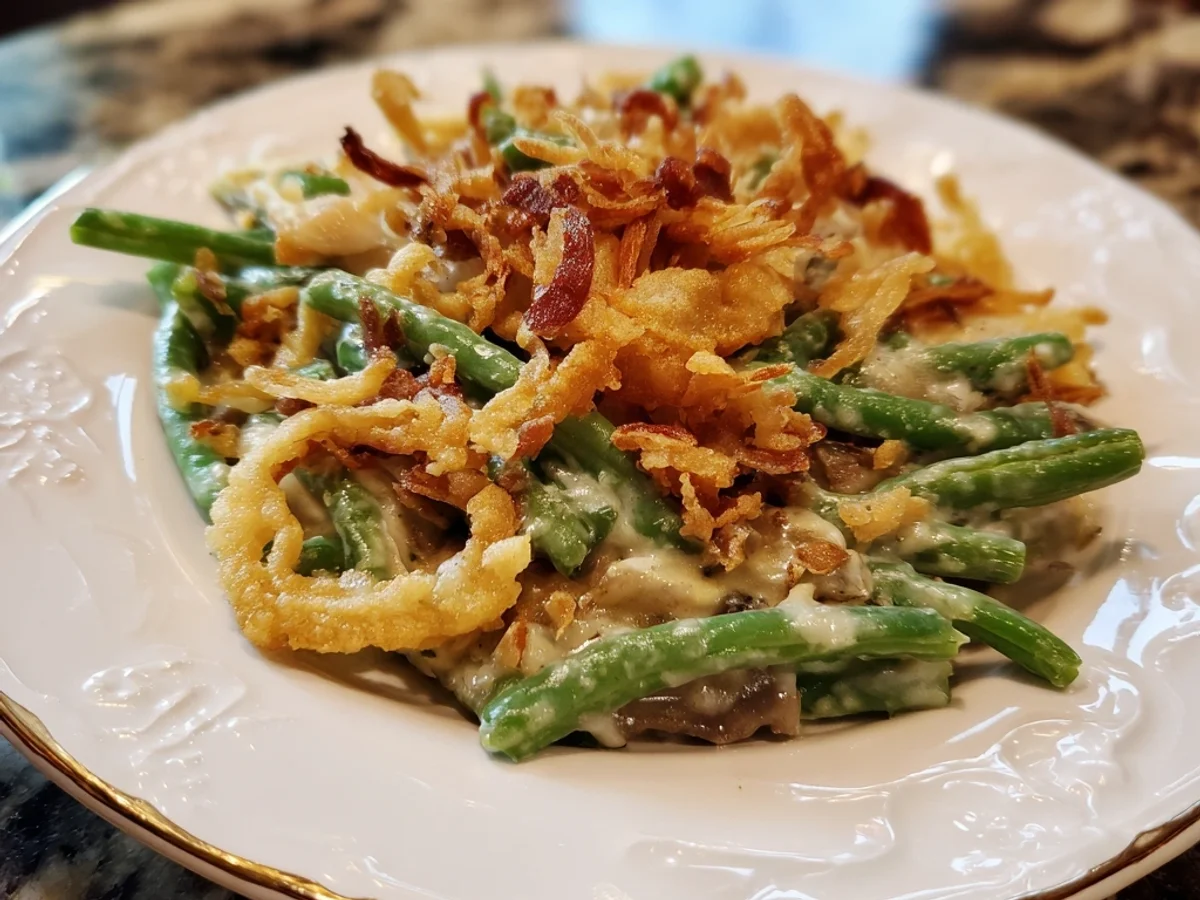 Slow Cooker Green Bean Casserole: A Holiday Hero - Image 1