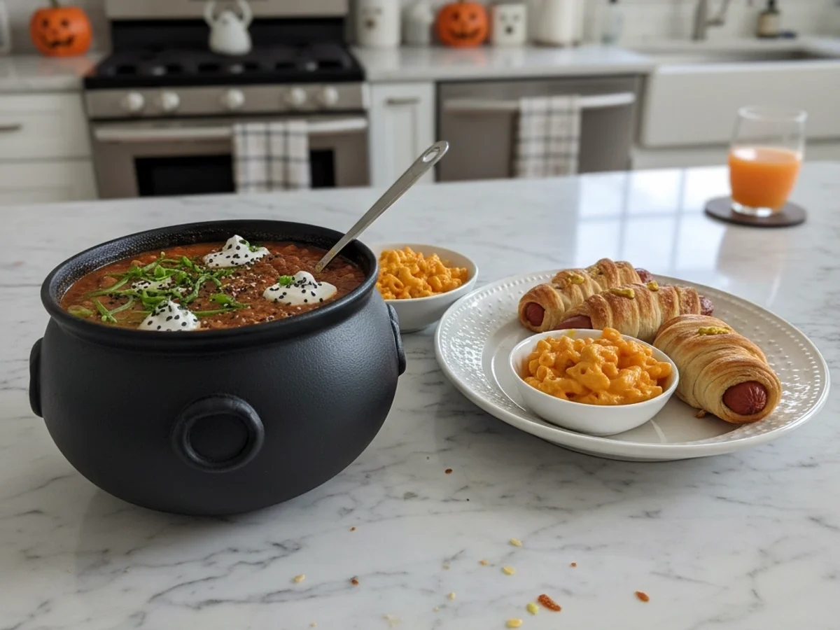 Slow Cooker Halloween Party Food: Spooky Chili & Bites - Image 1