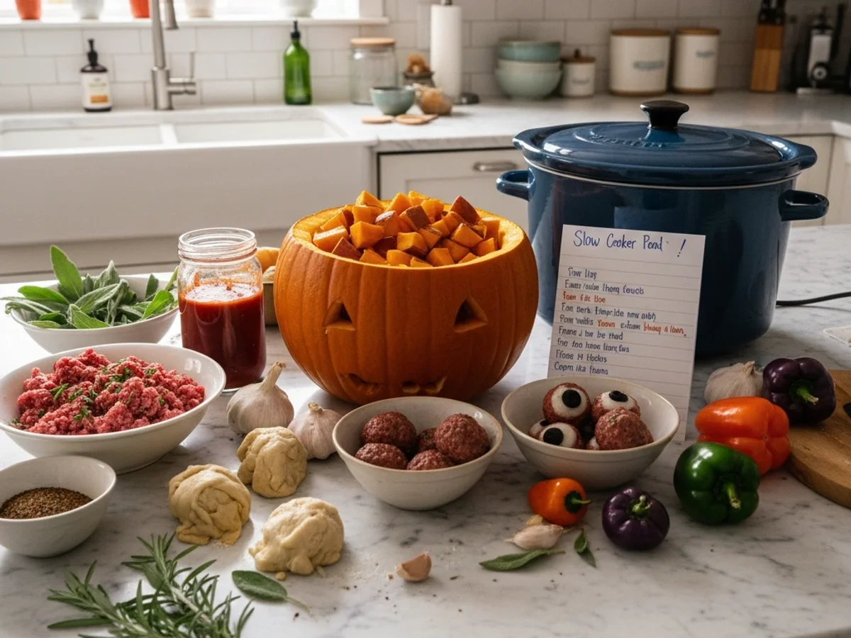 Slow Cooker Halloween Party Food: Spooky Chili & Bites - Image 2