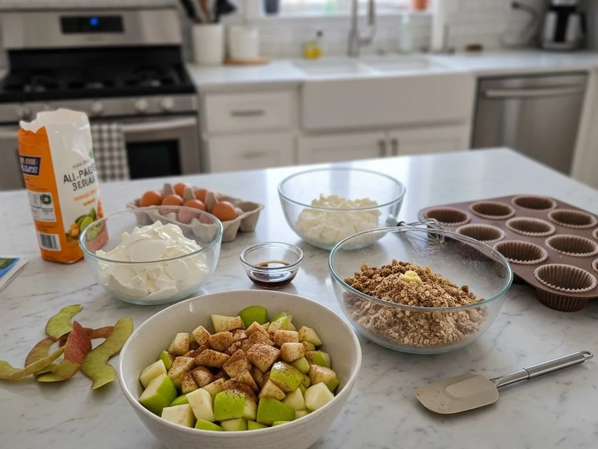 Spiced Apple Crisp Mini Cheesecakes: Sweet Bites - Image 2