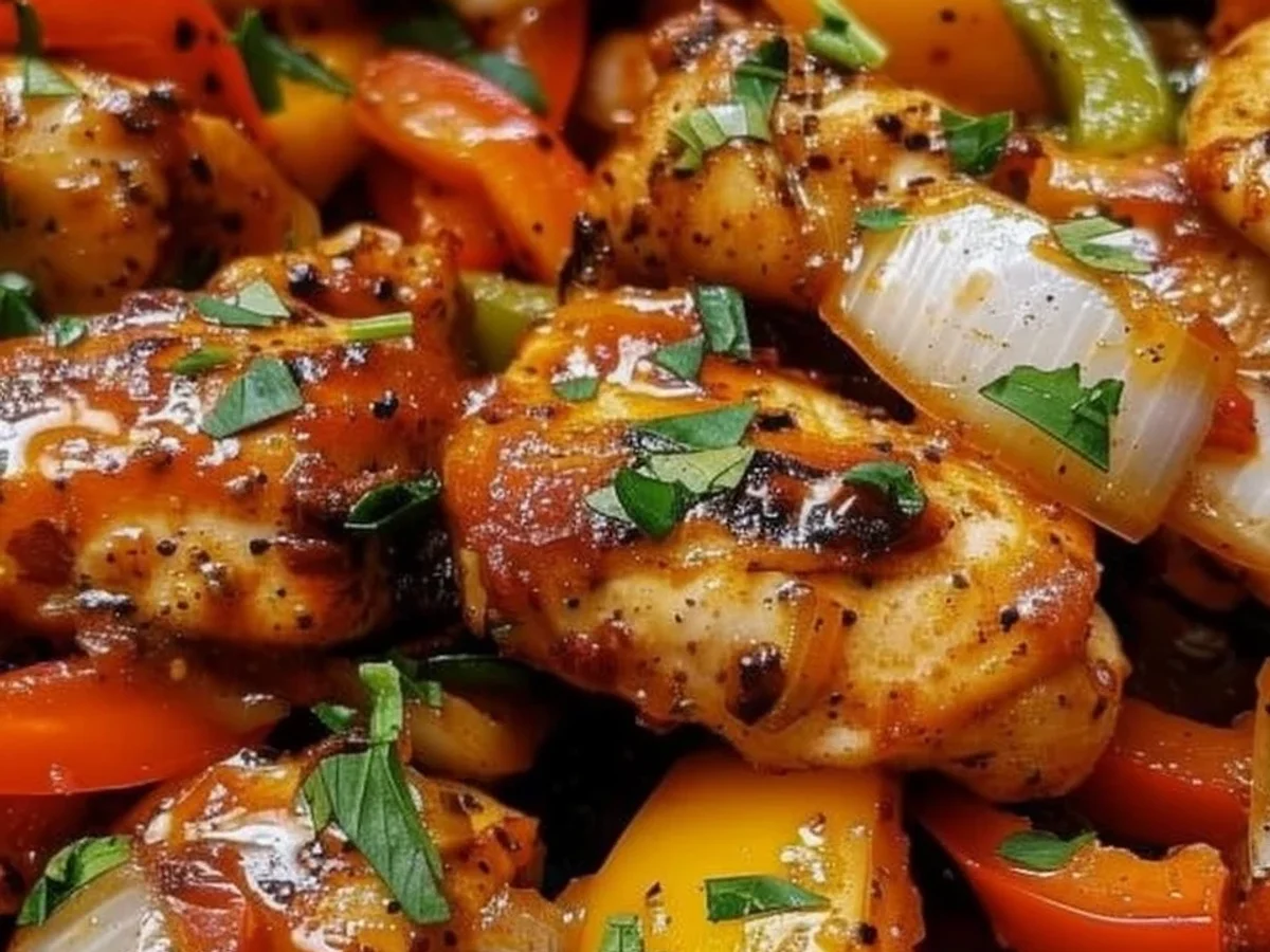 Spicy Cajun Chicken & Sweet Peppers - Image 1