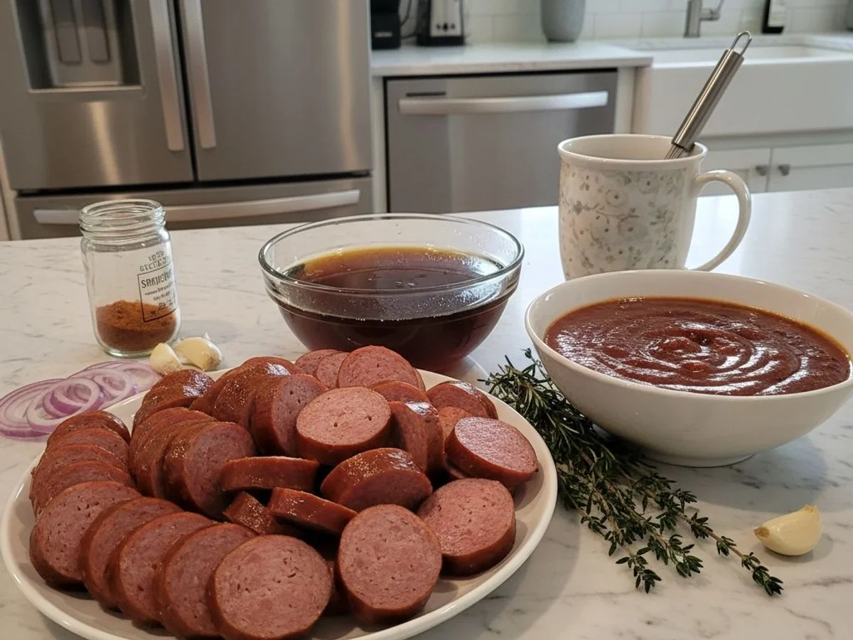 Sweet & Smoky Maple BBQ Kielbasa Bites - Image 2