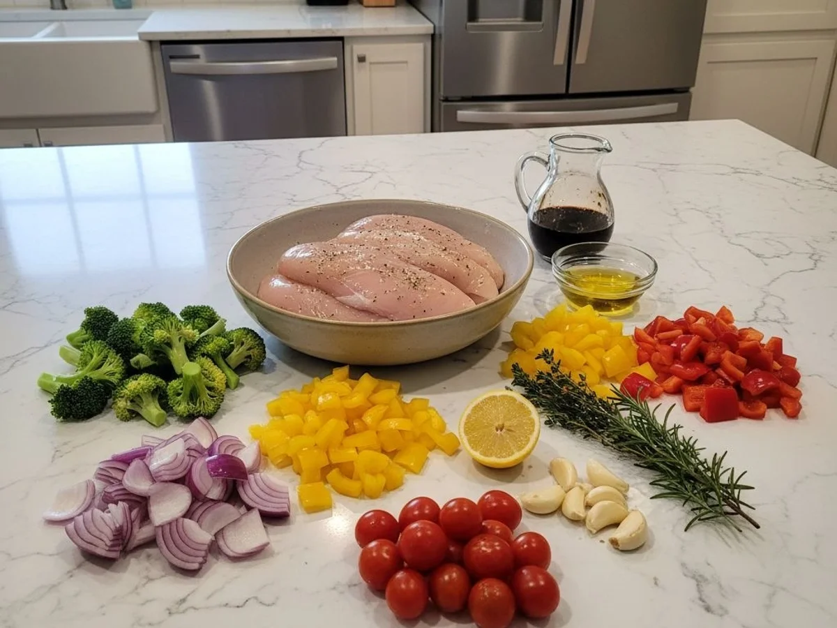 Tangy Balsamic Glazed Chicken with Roasted Veggies - Image 2