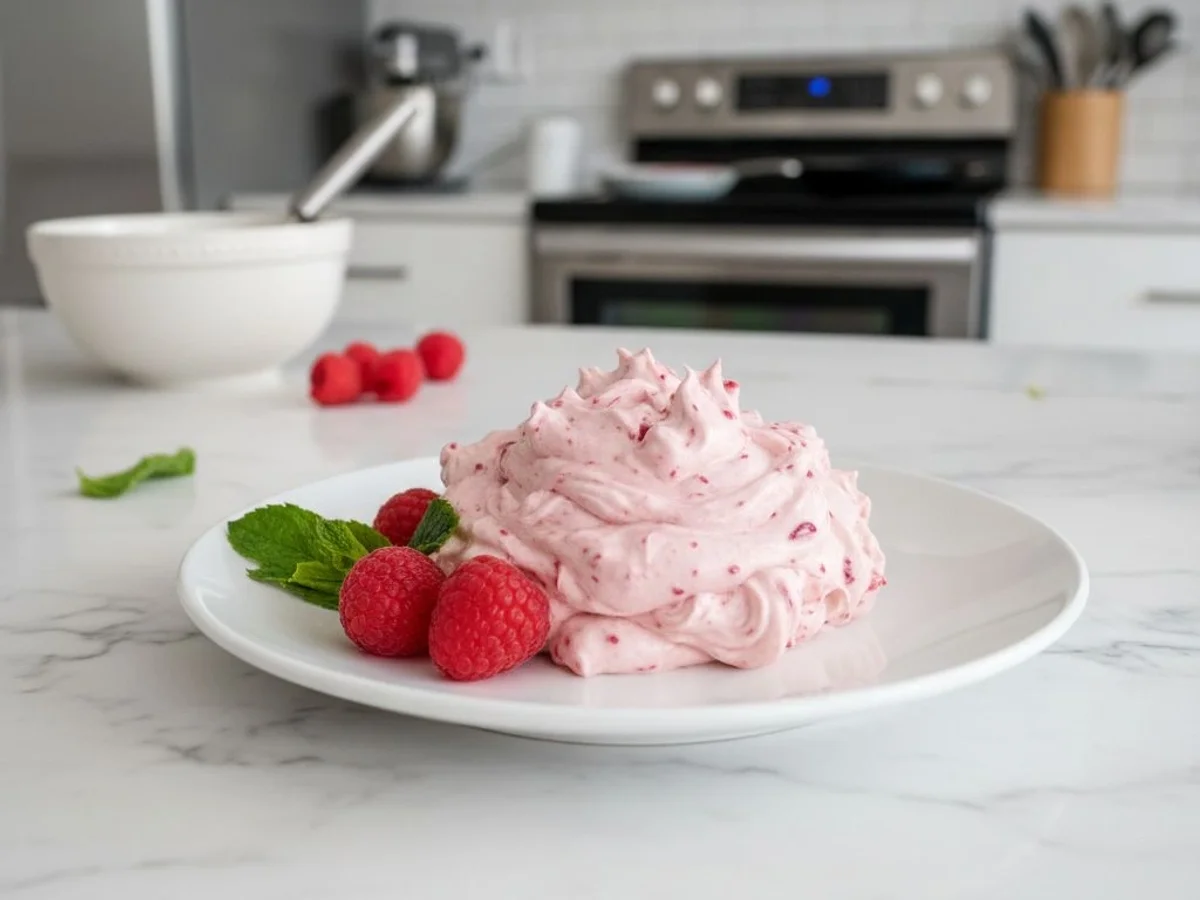 Tangy Raspberry Buttercream Frosting: A Berry Cloud - Image 1