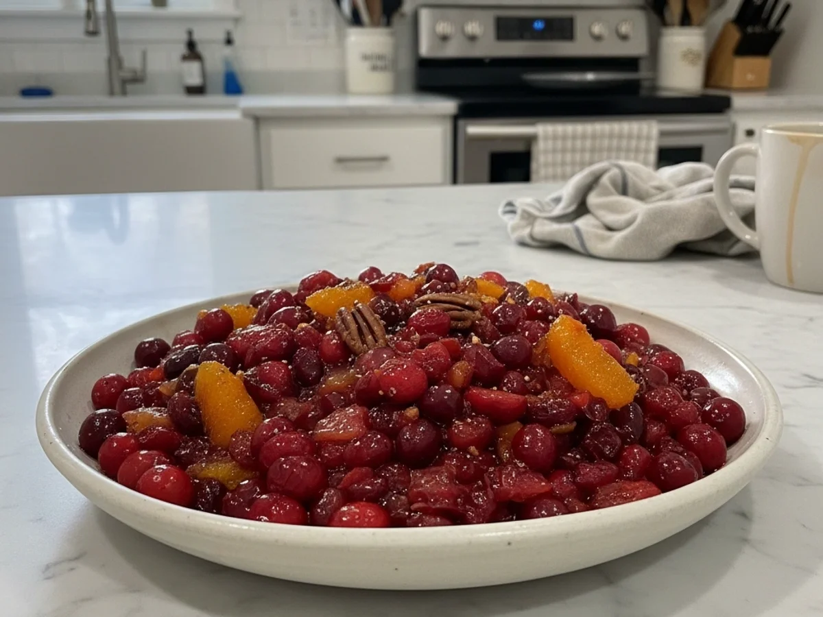 Tangy Roasted Cranberry Orange Sauce - Image 1