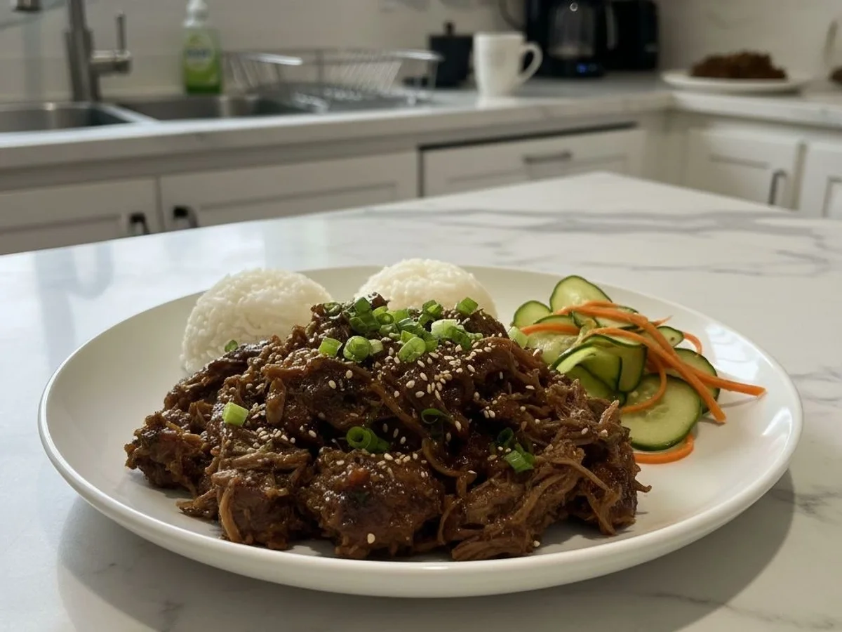 Tender Sweet Savory Caramelized Pulled Beef - Image 1
