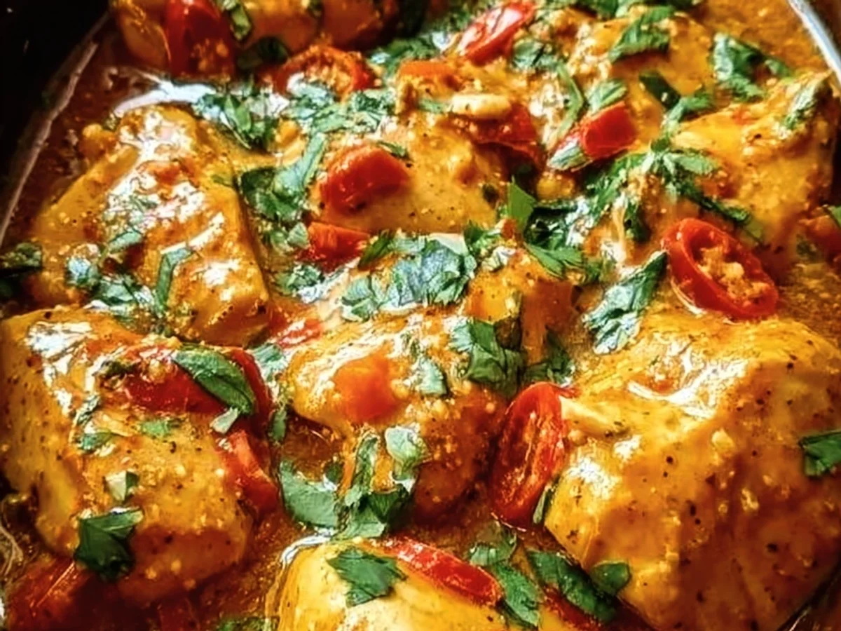 Thai Peanut Chicken Crockpot Recipe - Image 1