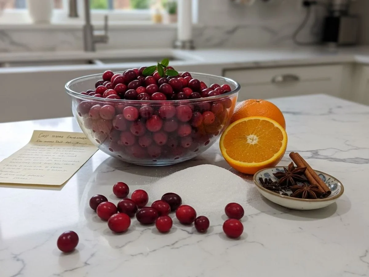 Vibrant Homemade Cranberry Sauce: A Zesty Holiday Essential - Image 2