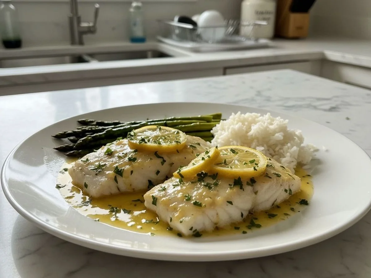 Zesty Lemon Butter Fish Fillet: My Speedy Weeknight Gem - Image 1