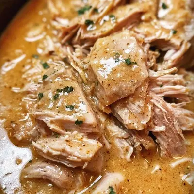 3-Ingredient Crockpot Chicken Thighs & Gravy