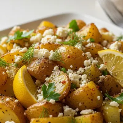 Amazing Greek Feta Roasted Potatoes: Your New Favorite Side Dish