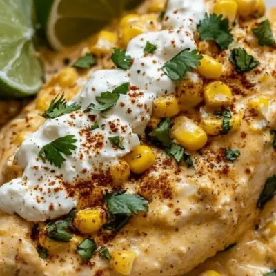 Amazingly Easy Slow Cooker Street Corn Chicken for Dinner