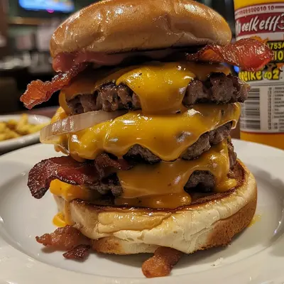 Bacon Cheeseburger Mozzarella Bombs