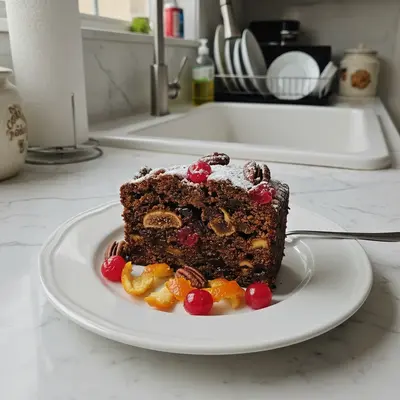 Classic Christmas Fruit Cake: Spiced, Soaked, & So Good