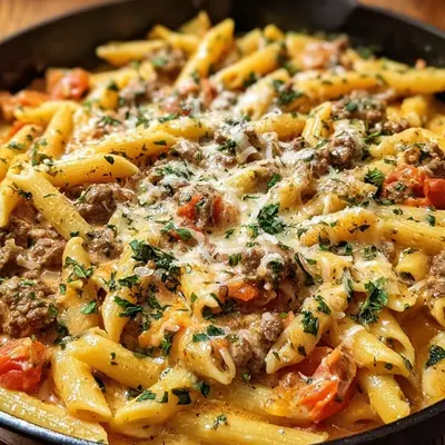 Creamy Beef Pasta: Hearty Weeknight Dinner