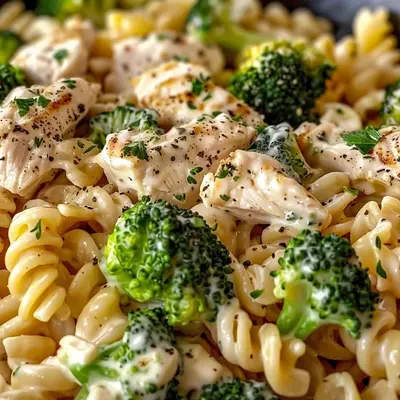 Creamy Rotisserie Chicken Broccoli Pasta: Quick & Hearty