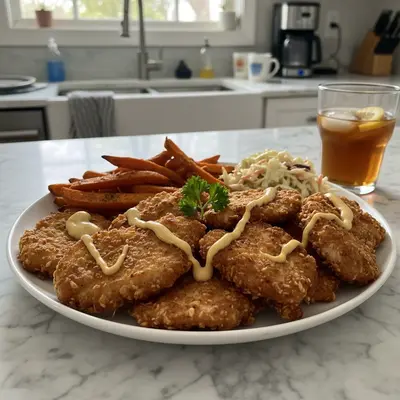 Crispy Chicken Fritters: Quick Weeknight Dinner Delight
