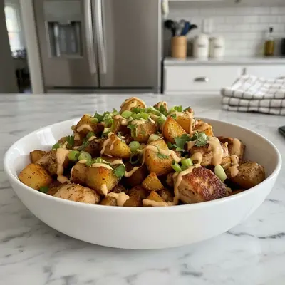 Crispy Potato Chicken Bowl: My Weeknight Winner