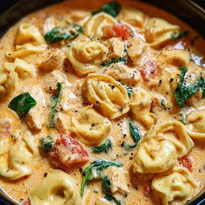 CrockPot Chicken Tortellini: Creamy One-Pot Dinner