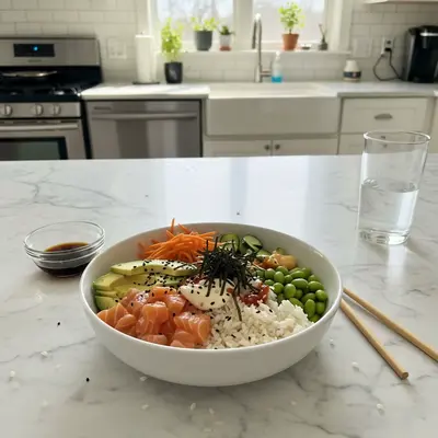 Deconstructed Sushi Bowl: Quick Weeknight Salmon & Veggies