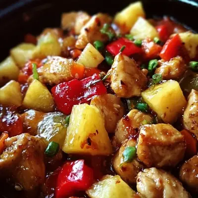 Effortless Tropical Hawaiian Crock-Pot Chicken