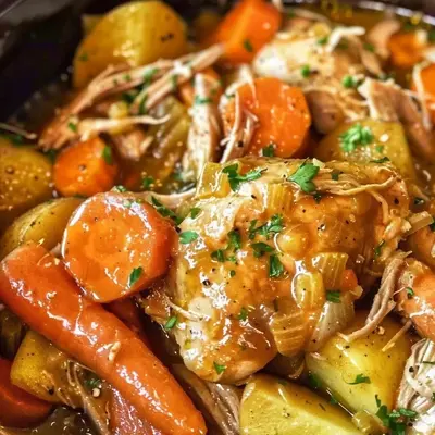 Hearty Crockpot Chicken Pot Roast: Simple Comfort Meal
