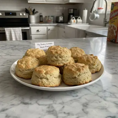 Hearty Protein Biscuits: 14g, Freezer-Friendly Breakfast