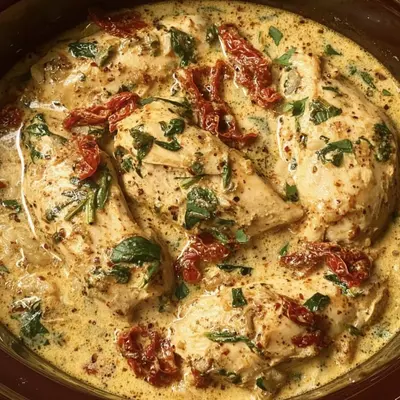High Protein Low Carb Crockpot Marry Me Chicken