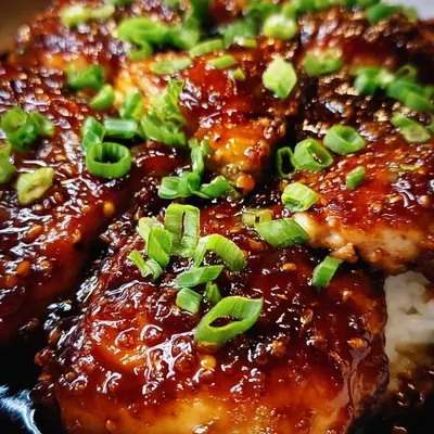 Honey Garlic Slow Cooker Chicken Thighs