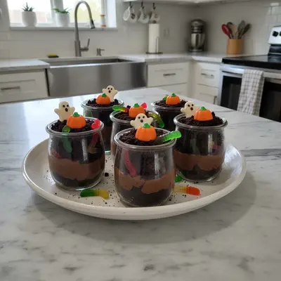 Oreo Pudding Halloween Dirt Cups: A Spooky Treat!