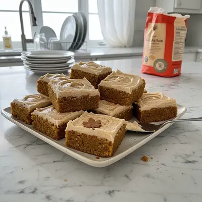 Rich Brown Butter Maple Pumpkin Bars: A Fall Treat