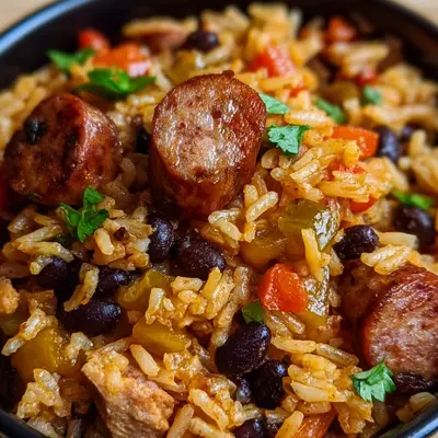 Sausage Black Beans & Rice: Easy Weeknight Meal