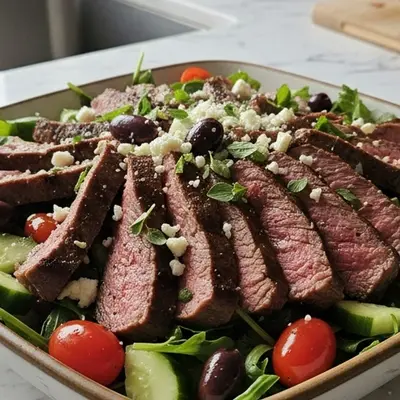 Savor the Flavor: Healthy Steak Bowl Inspired by the Mediterranean Diet
