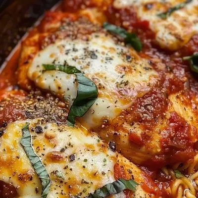 Simple Crockpot Chicken Parmesan: Weeknight Comfort