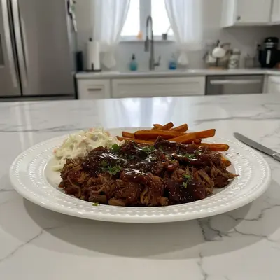 Sweet Savory Caramelized Pulled Beef: A Family Favorite