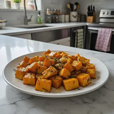 Sweet & Savory Honey Butter Butternut Squash Cubes