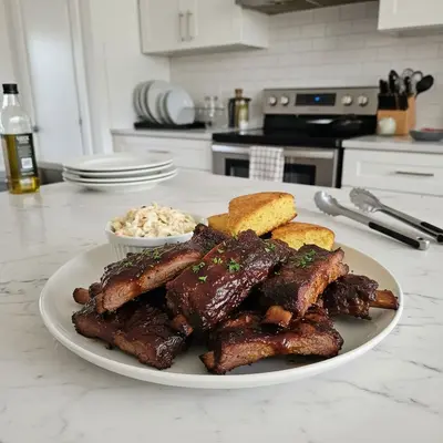 Tender Slow Cooker Barbequed Beef Ribs: Easy Dinner